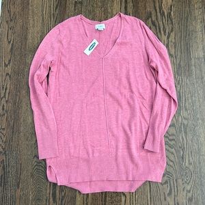 NWT old navy pink tunic sweater small
